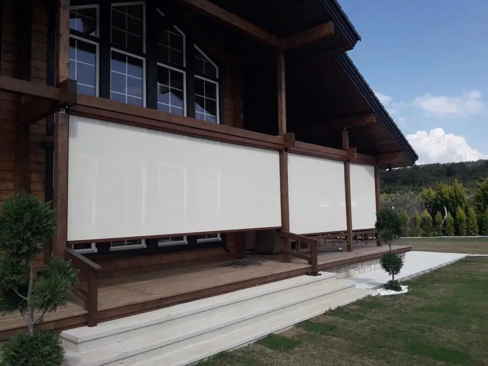 Completed Vertical ZIP Screen project